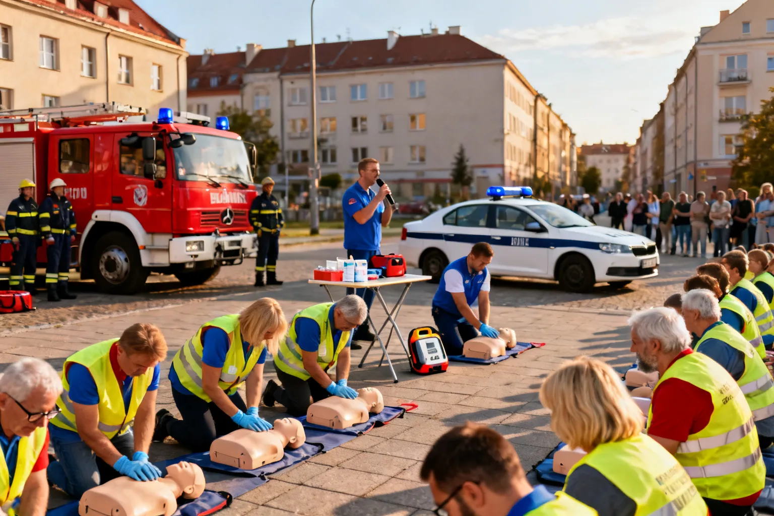 Pszczyna: wspólne ćwiczenia pierwszej pomocy zgromadziły ponad 500 osób