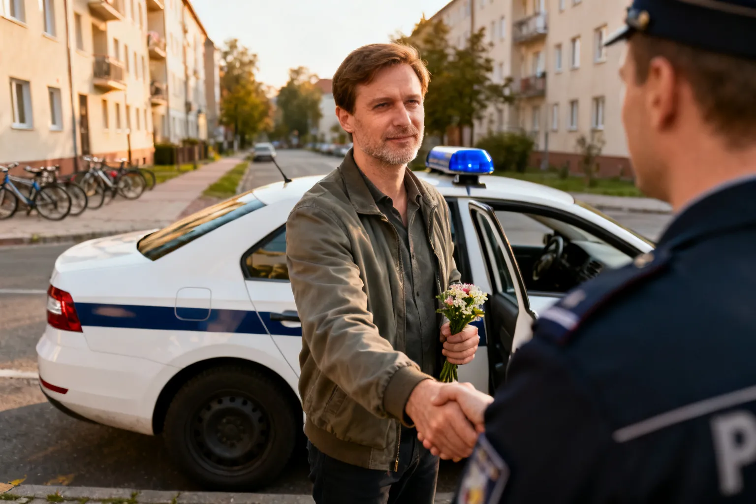 Mieszkaniec Tychów osobiście podziękował policjantom po interwencji