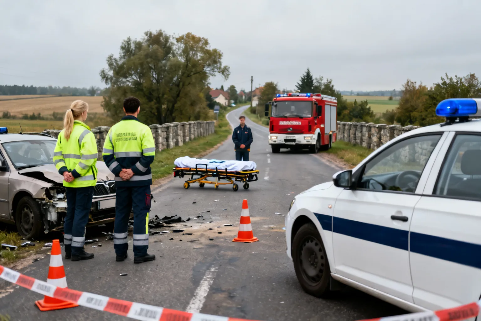 Śmiertelny wypadek na drodze między Włodowicami a Rzędkowicami