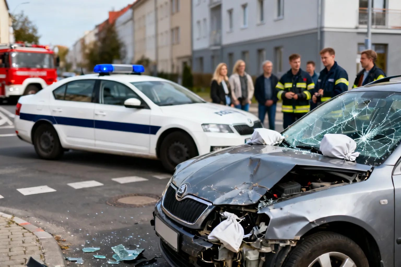Śmiertelny wypadek w Częstochowie przy skrzyżowaniu Faradaya i Legionów
