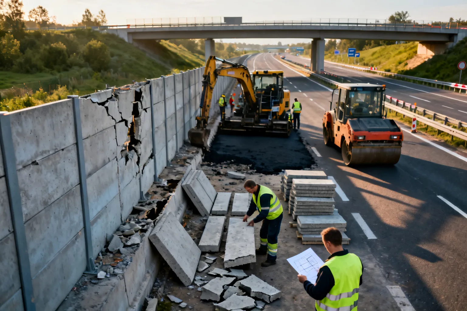 Fale Dunaju A1 Pyrzowice — GDDKiA wybiera wykonawcę i zaczynają się naprawy