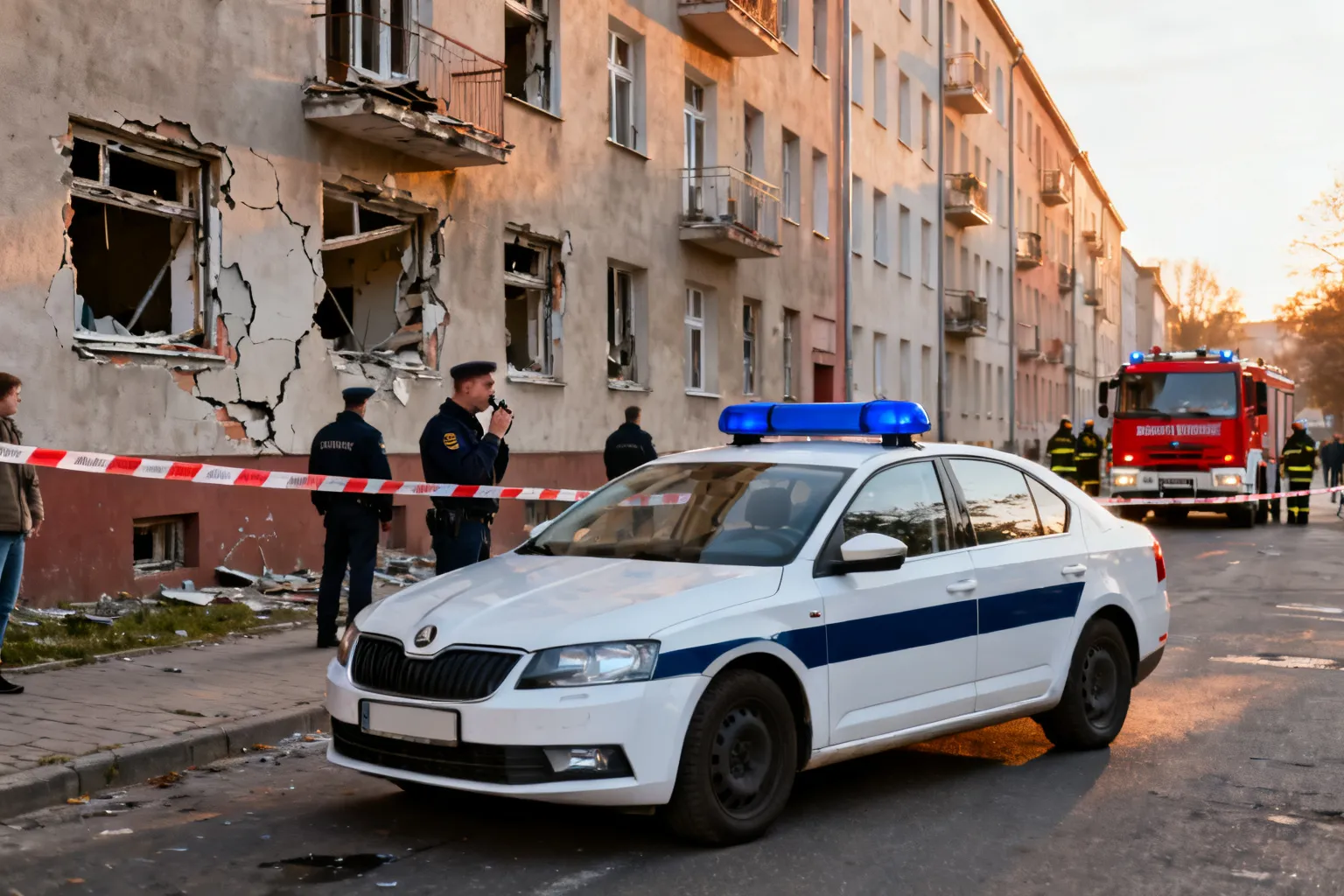 Eksplozja gazu w Częstochowie. Lokator objęty dozorem policyjnym
