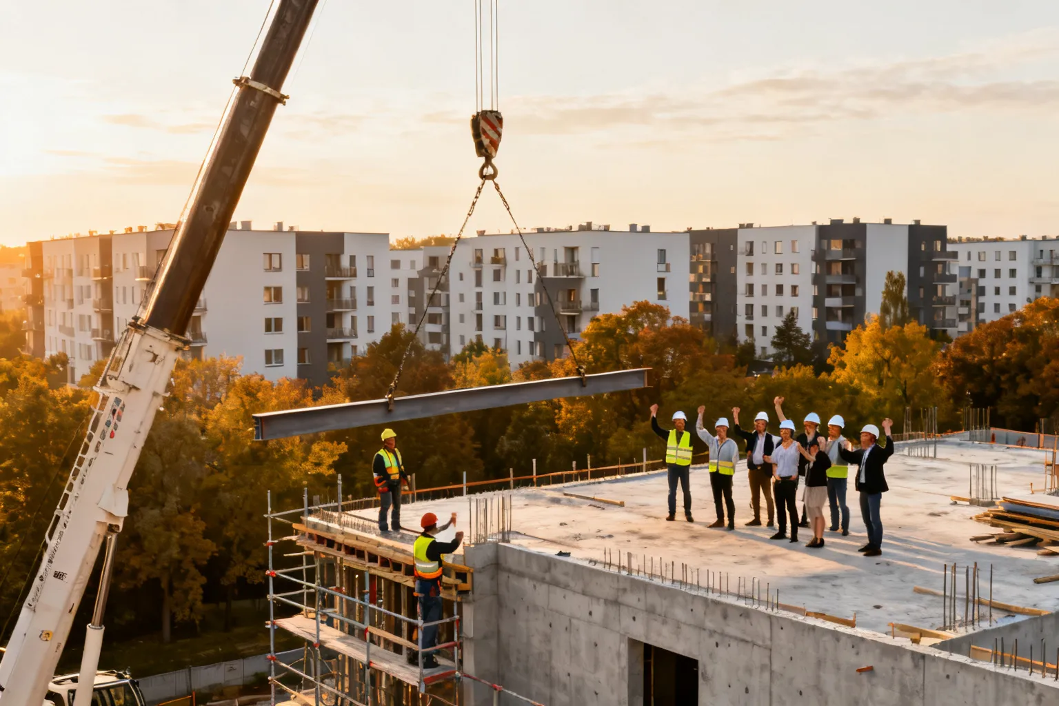 Budowa prokuratury ul. Gliwicka Katowice – osiągnięto najwyższy punkt