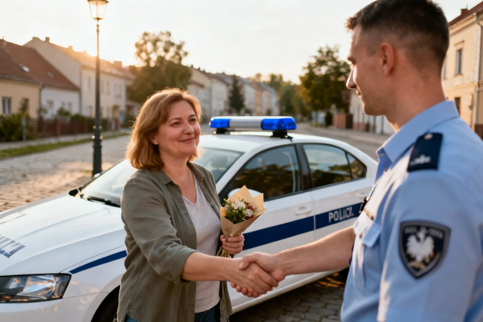 Mieszkanka powiatu cieszyńskiego dziękuje policjantom ze Strumienia za szybką pomoc