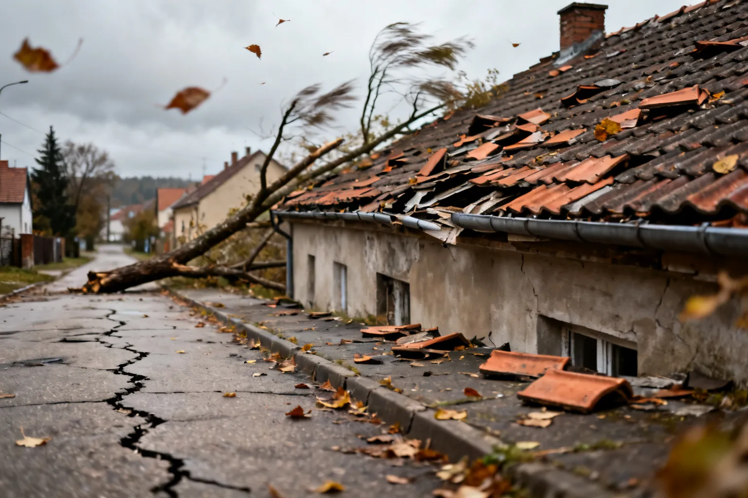 Gradobicie Rudziniec 17 sierpnia 2026 — zerwane dachy i blisko 300 interwencji