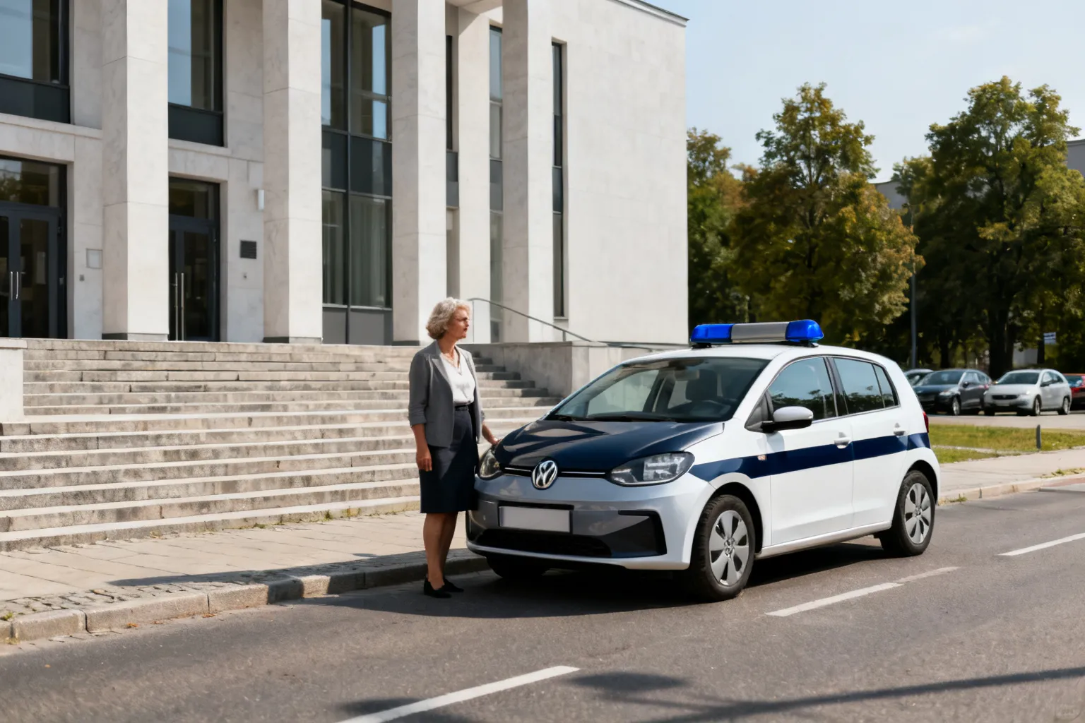 40-latka z Katowic przyjechała autem do sądu mimo zakazu