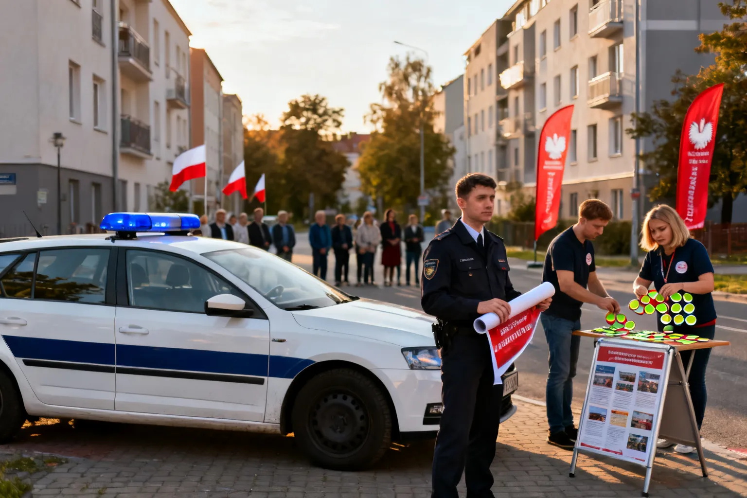 Inauguracja akcji „Twoje Światła – Nasze Bezpieczeństwo” w Katowicach