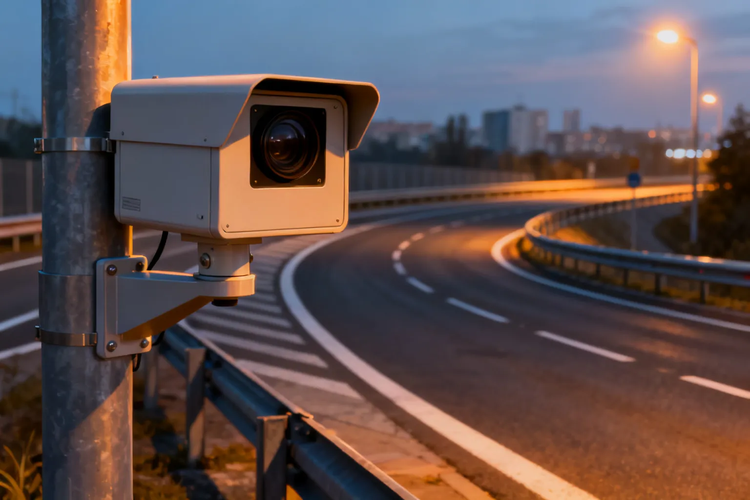 Nowe fotoradary Sosnowiec DK94 — pierwszy aparat zamontowano przy zjeździe na S86