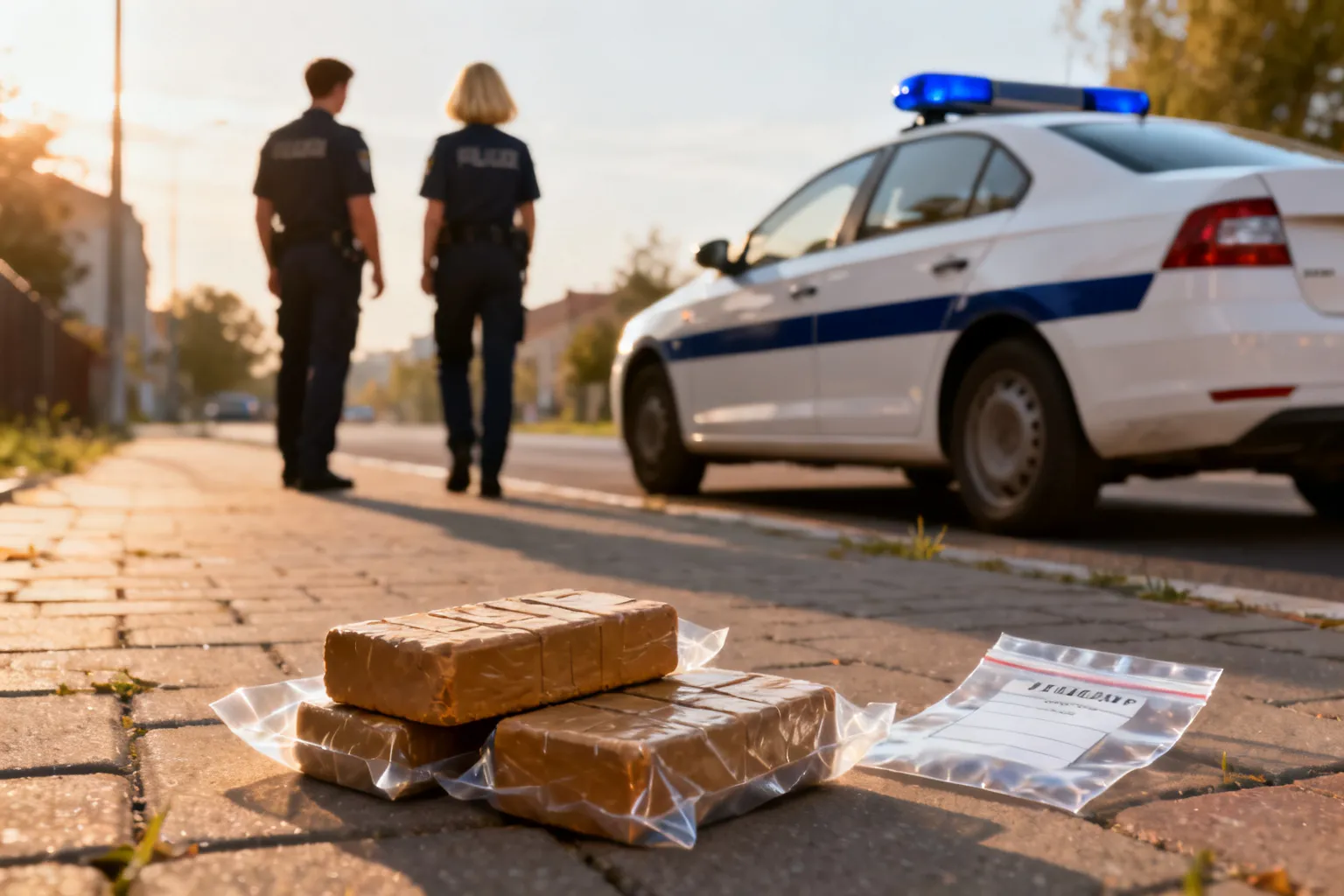Katowice: podczas pościgu zabezpieczono blisko 19 kilogramów narkotyków