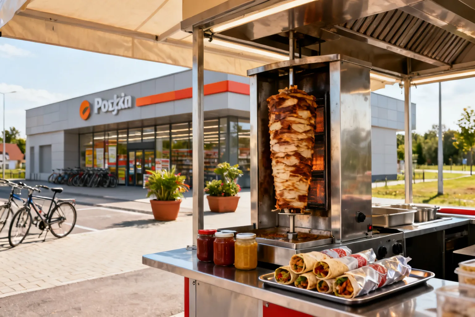 Książulo test kebabów Katowice — budka pod marketem wygrała