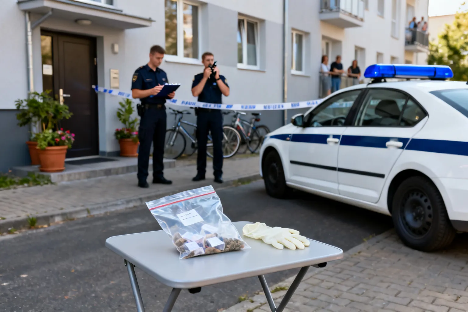 Będzin: ponad pół kilograma narkotyków zabezpieczono w mieszkaniu, 30-latka zatrzymana
