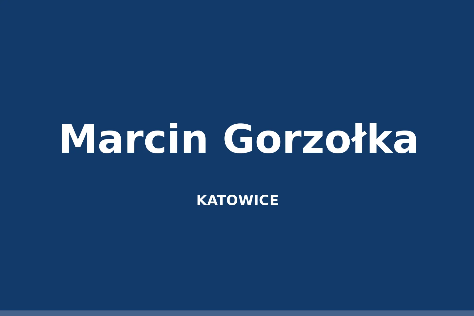 Marcin Gorzołka