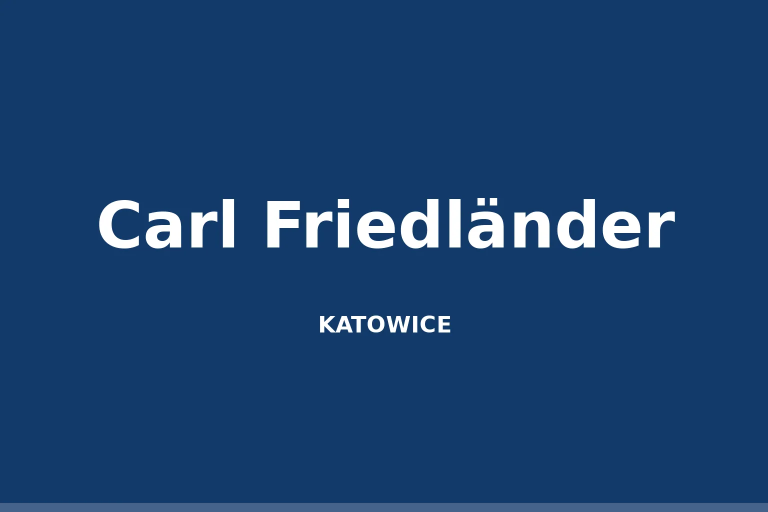 Carl Friedländer