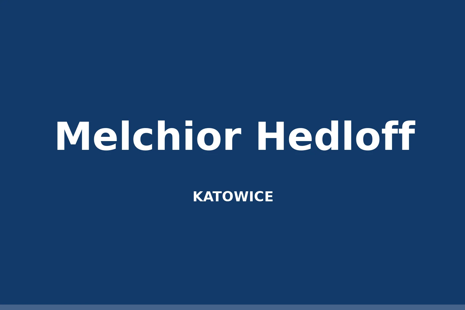 Melchior Hedloff