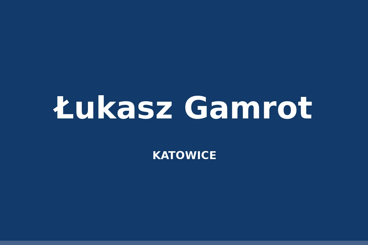 Łukasz Gamrot