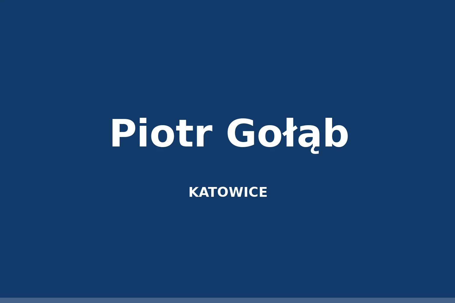 Piotr Gołąb